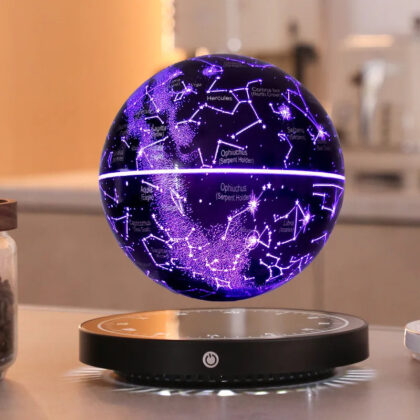 Levitating Light Planet Magnetic Floating Night Light Ball Levitation Bedside Star Globe Table Lamp Creative LED Starlight Ball