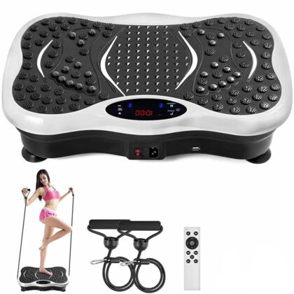 Whole Body Vibration Plate Machine with Bluetooth Speaker – Fitness Equipment for Home Gym and Weight Loss